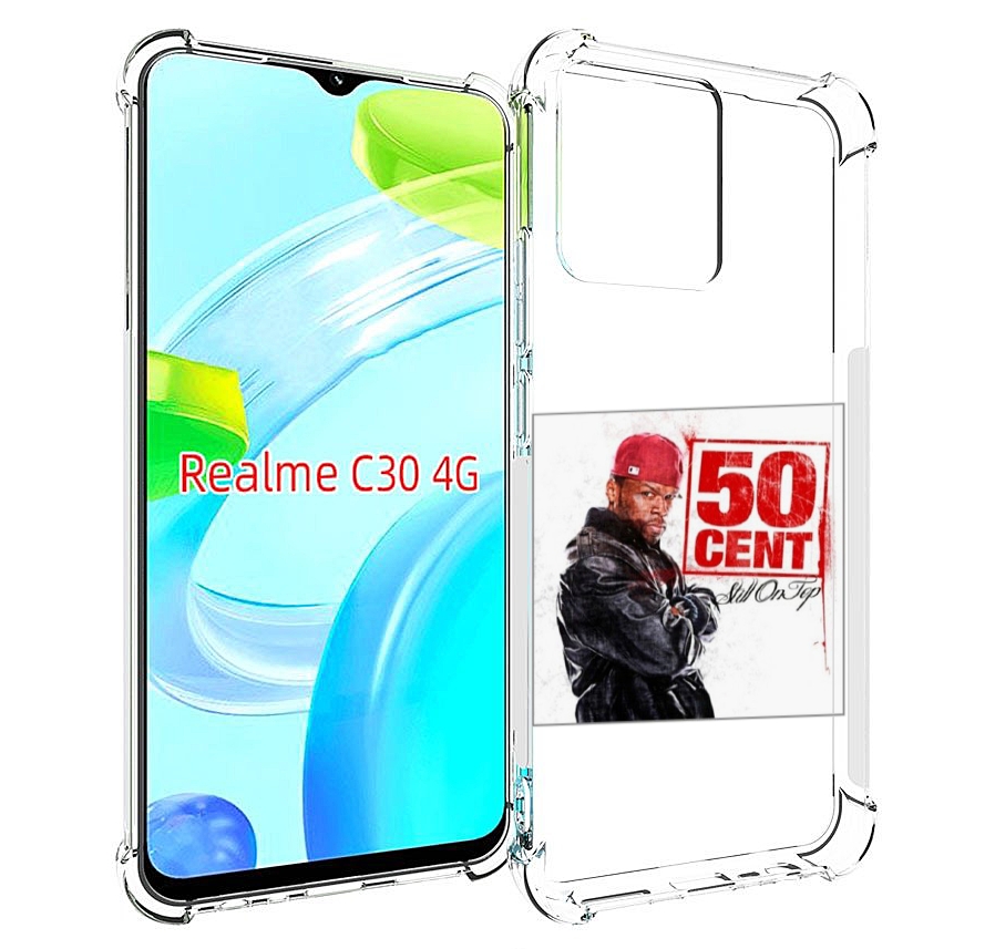 

Чехол MyPads 50 Cent - Still On Top для Realme C30 4G / Narzo 50i Prime, Прозрачный, Tocco