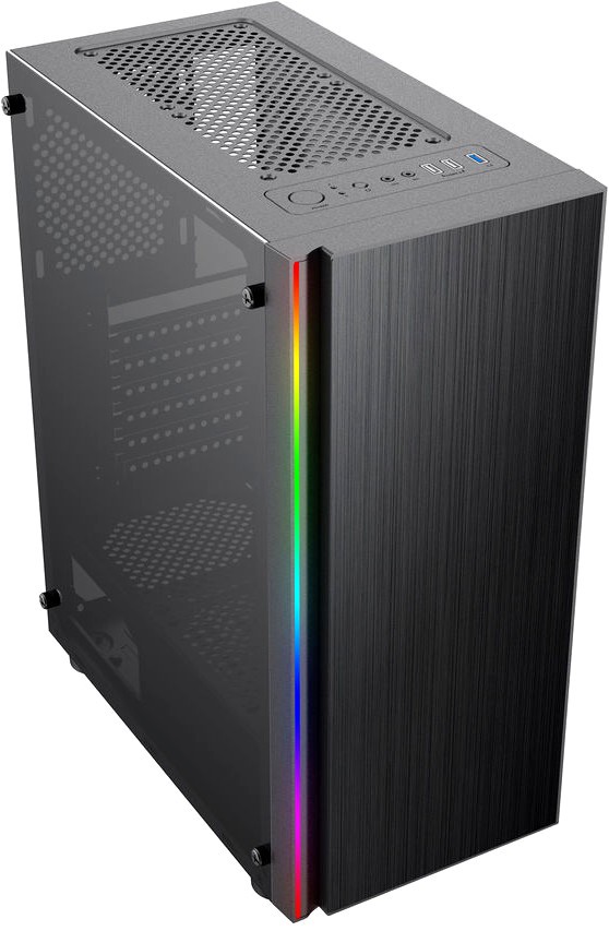 

Корпус компьютерный Formula CL-3302B RGB черный, CL-3302B RGB