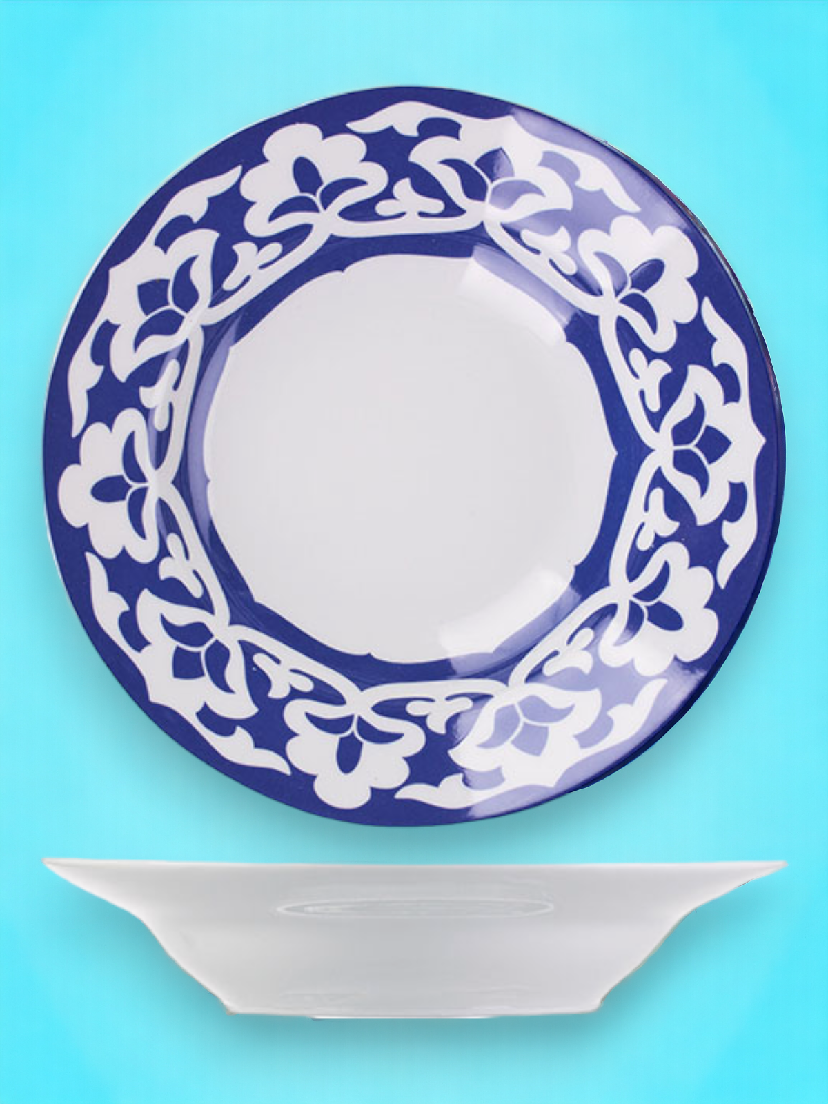 

Тарелка для супа Добрушский фарфоровый завод Идиллия-Восток, фарфоровая, 20 см