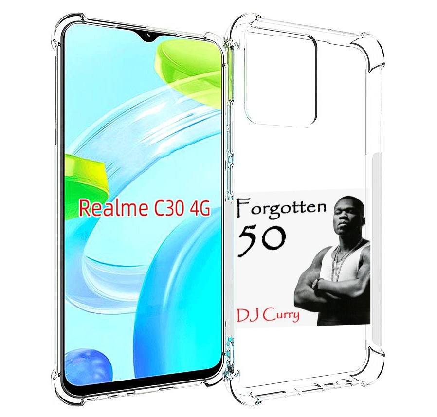 

Чехол MyPads 50 Cent - Forgotten 50 для Realme C30 4G / Narzo 50i Prime, Прозрачный, Tocco
