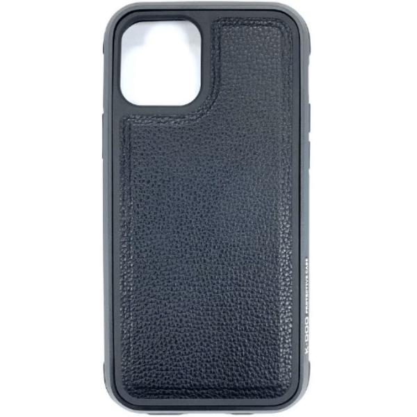 фото Чехол для iphone 12/12 pro mars leather, черный k-doo