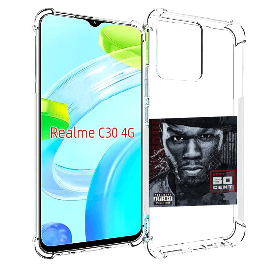 

Чехол MyPads 50 Cent - Best Of для Realme C30 4G / Narzo 50i Prime, Прозрачный, Tocco