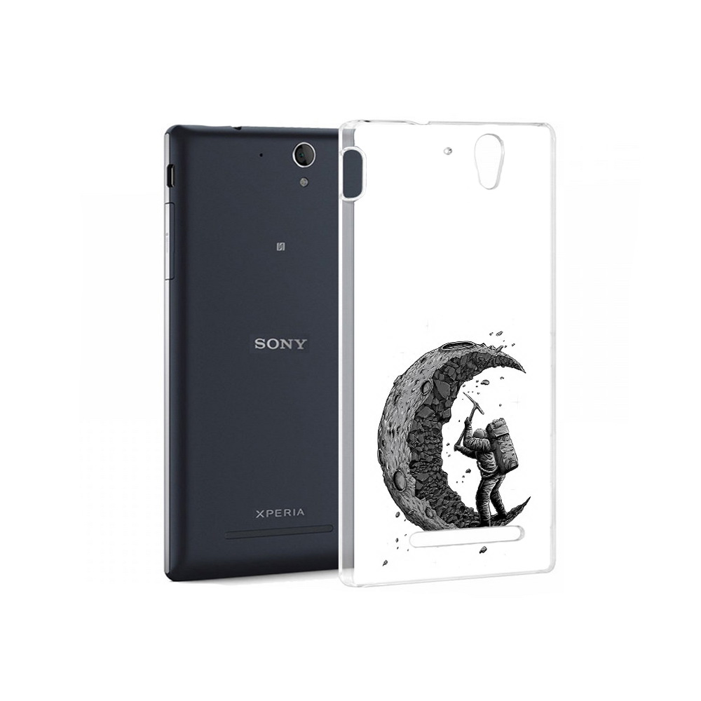 

Чехол MyPads Tocco для Sony Xperia C5 Ultra камненная луна (PT16261.253.384), Прозрачный, Tocco