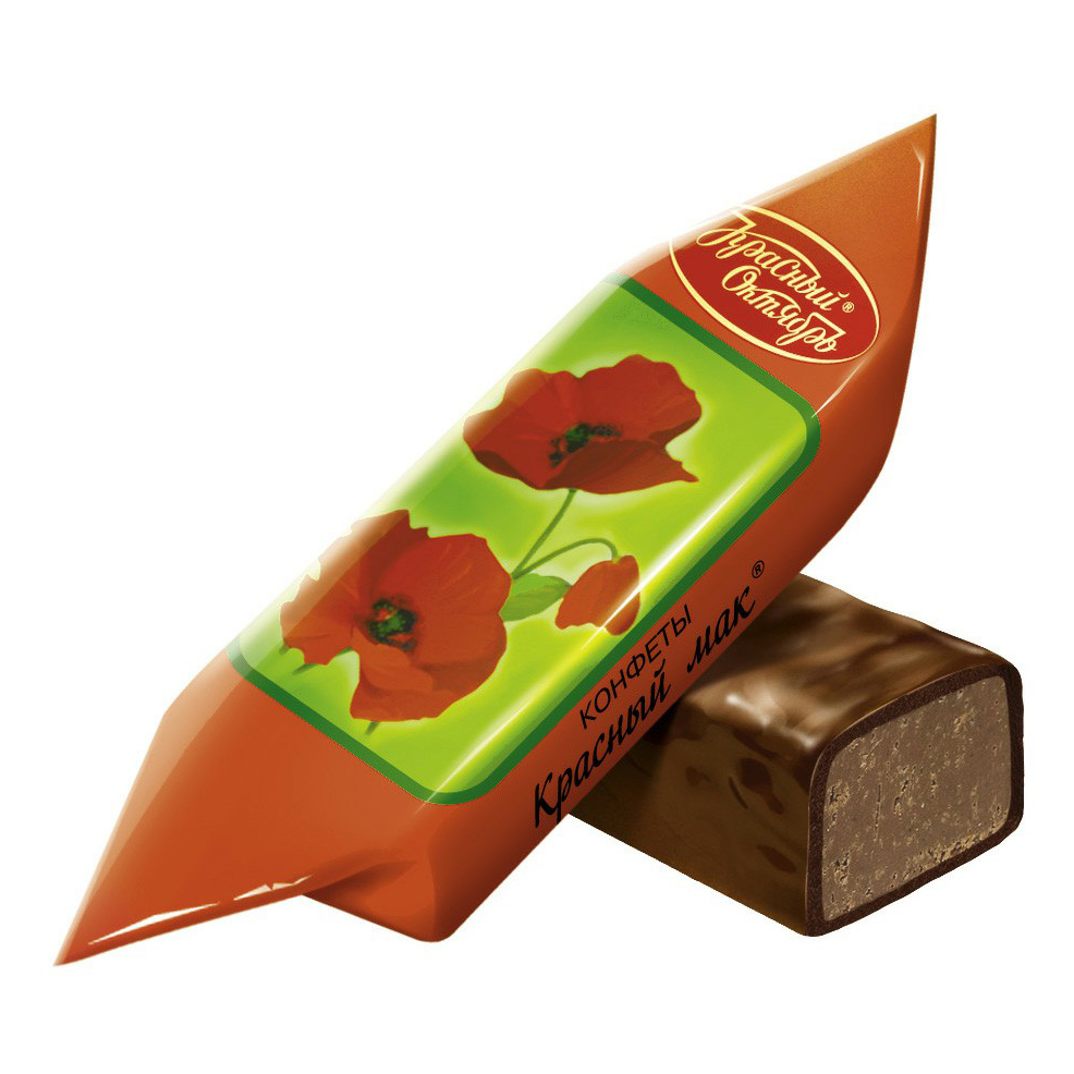 

Шоколадные конфеты Красный Октябрь Красный мак