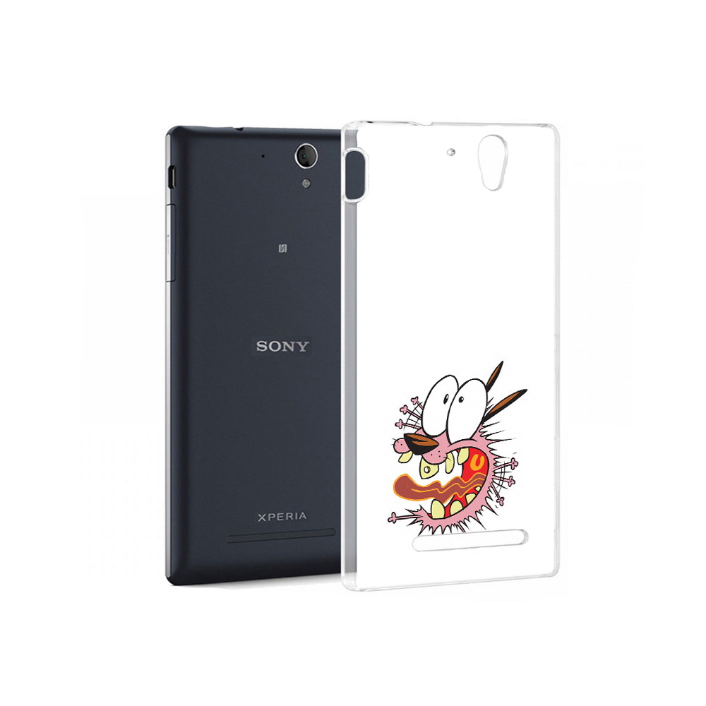 

Чехол MyPads Tocco для Sony Xperia C5 Ultra испуганный бобик (PT16261.253.381), Прозрачный, Tocco