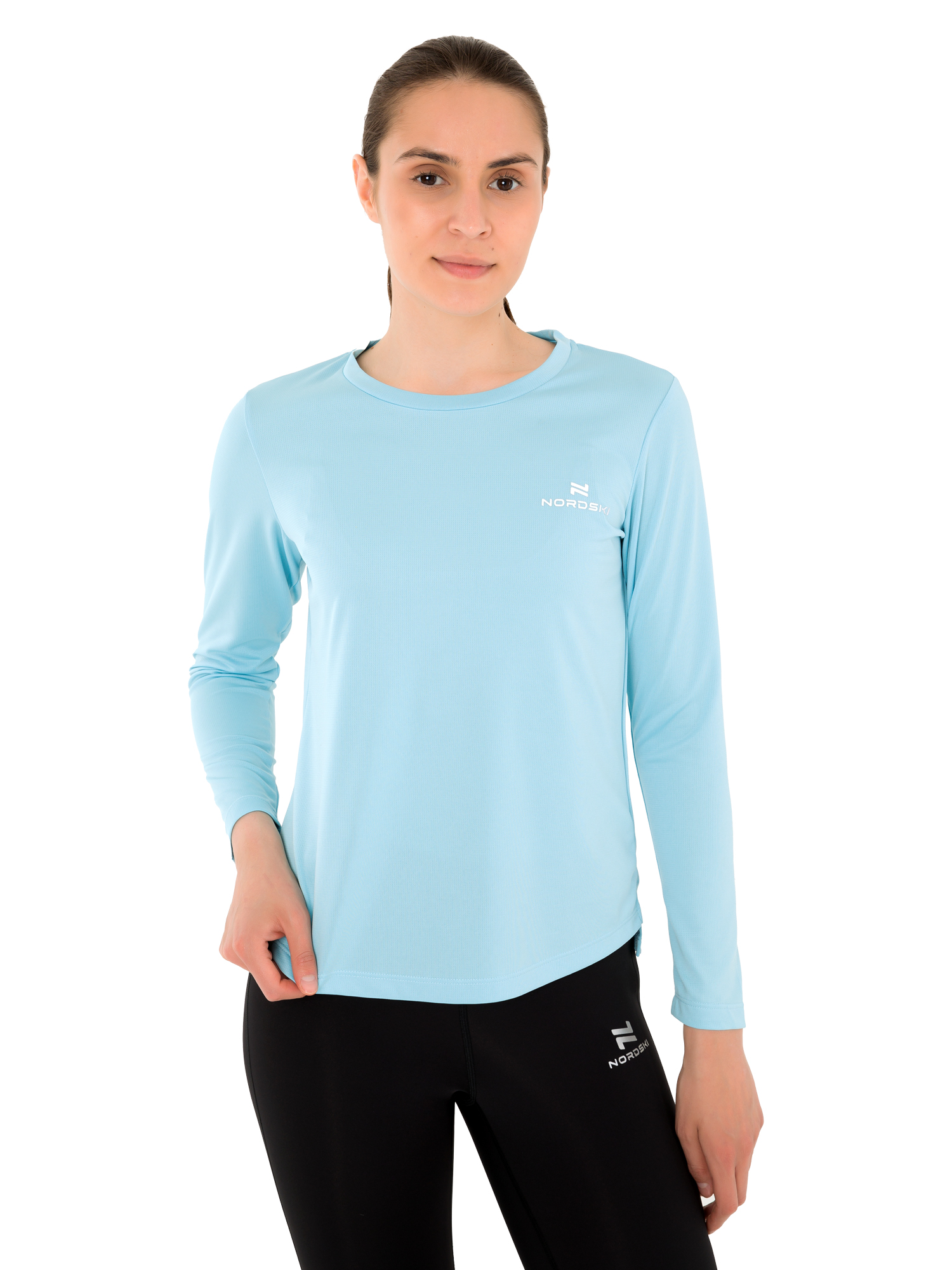 Футболка женская NordSki Run голубая 44