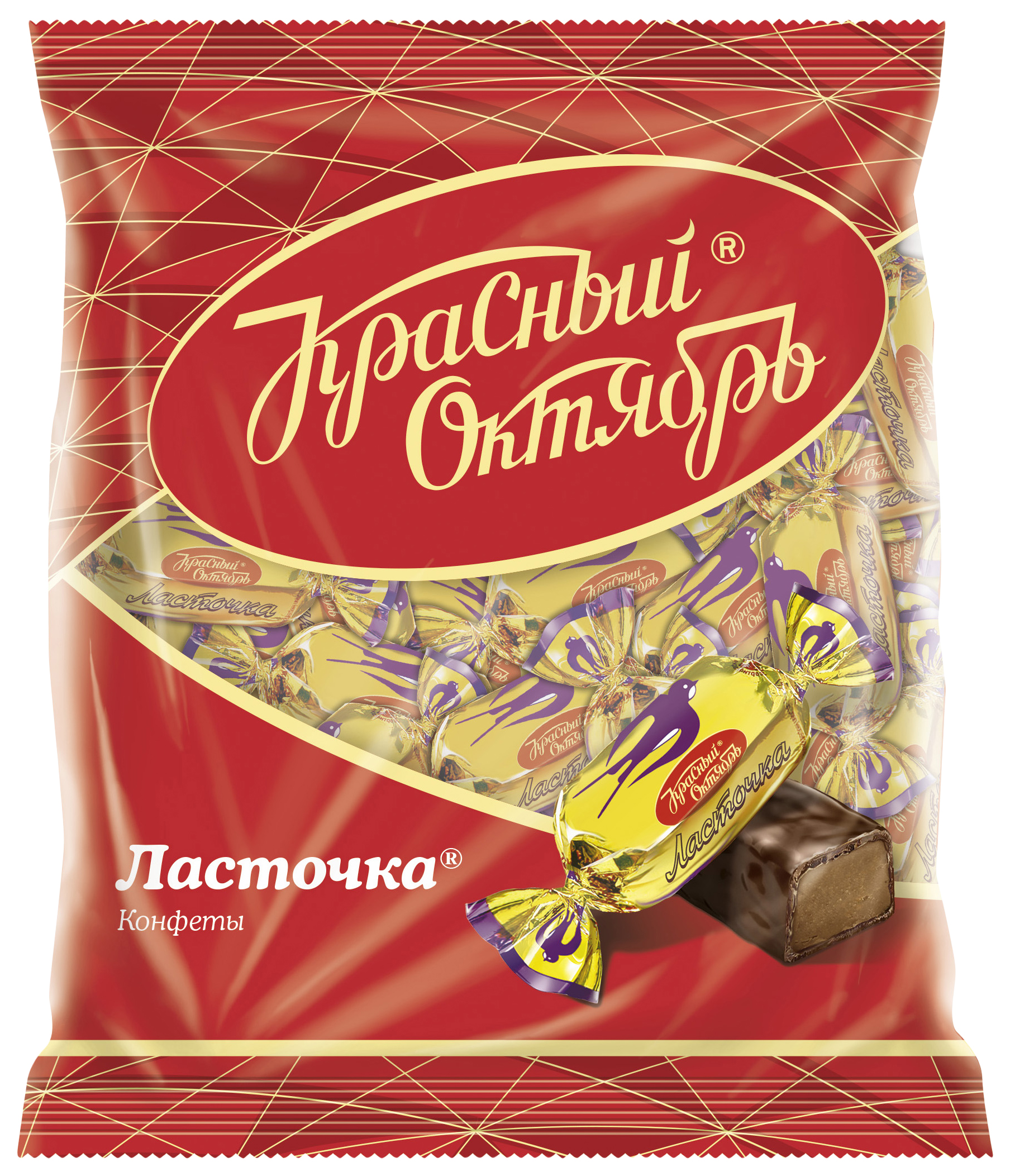 

Конфеты помадные Красный Октябрь Ласточка в шоколадной глазури
