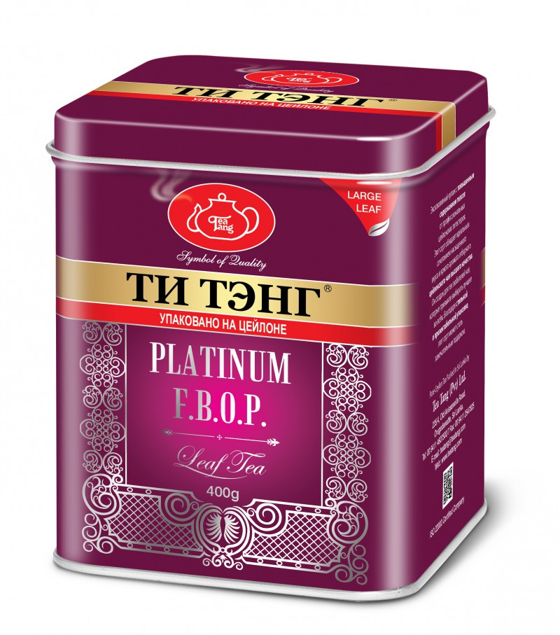 Чай весовой черный Ти Тэнг Platinum F.B.O.P. ж/б 400 г