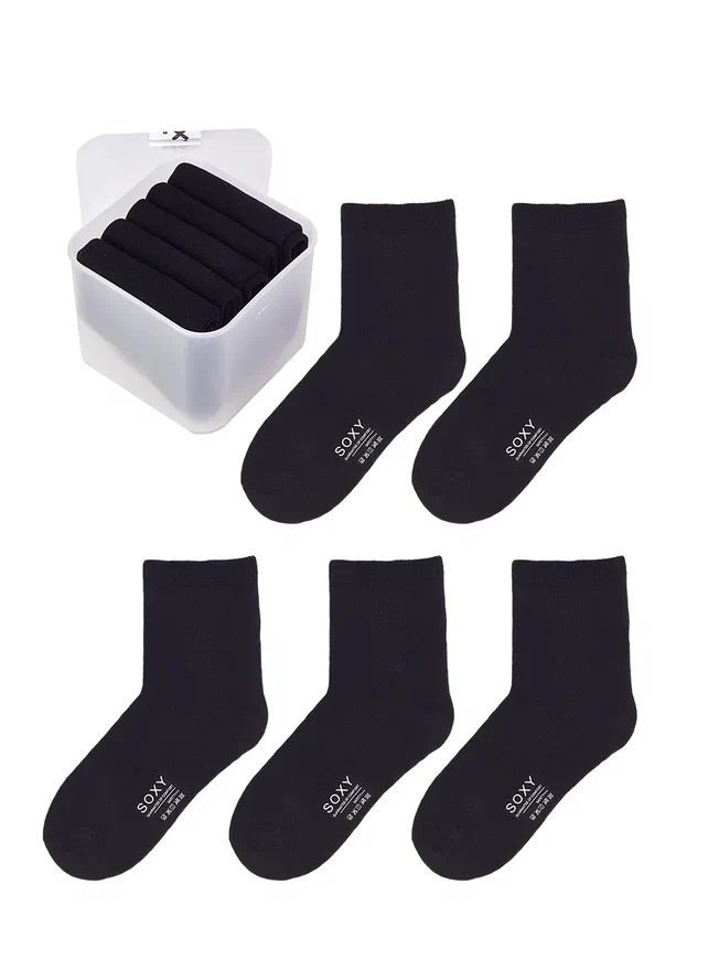 Комплект носков женских Soxy S702 черных 35-40