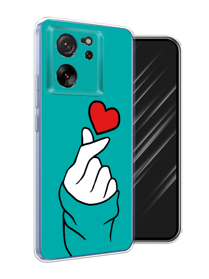 

Чехол Awog на Xiaomi 13T "Маленькое сердечко", Голубой;белый;красный, 319850-1