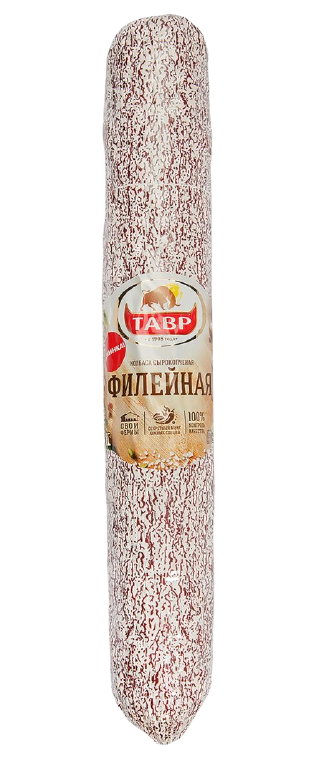 

Колбаса Тавр Филейная сырокопченая +-1 кг