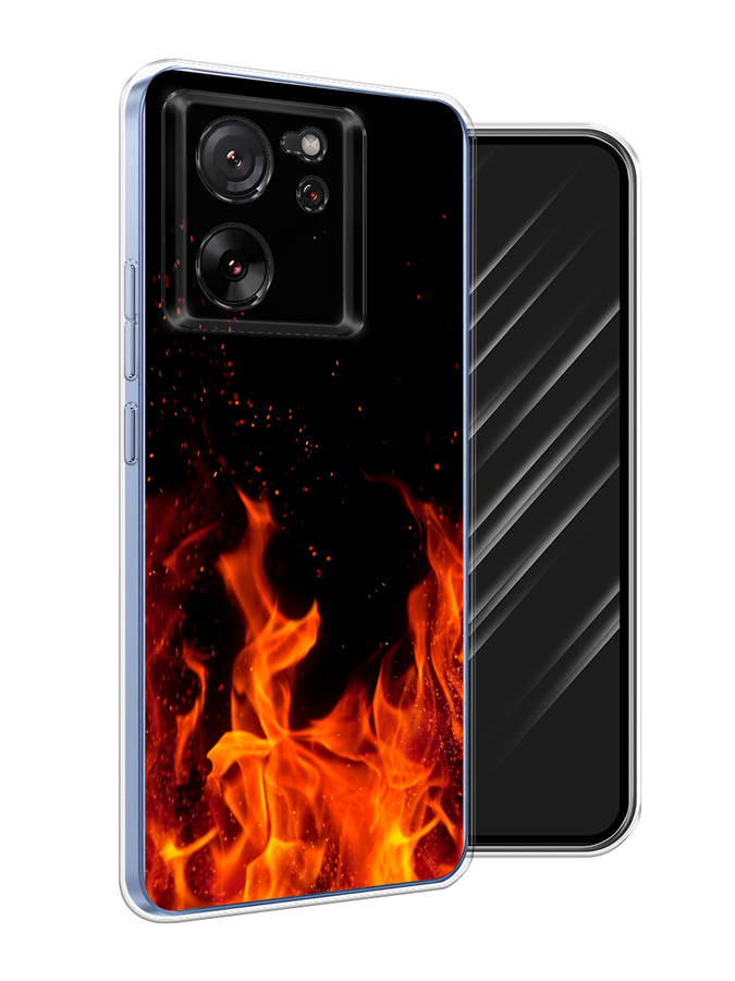 

Чехол Awog на Xiaomi 13T "Все в огне", Оранжевый;черный, 319850-1