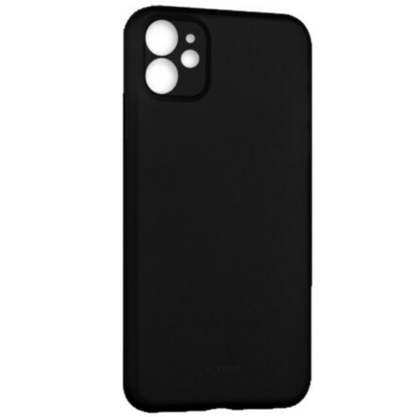 фото Чехол для iphone 12 air skin k-doo; черный