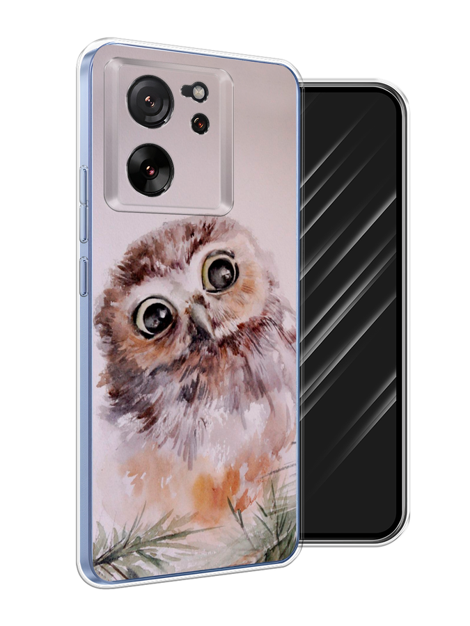 

Чехол Awog на Xiaomi 13T "Сова на розовом", Розовый;коричневый, 319850-1