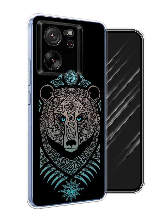

Чехол Awog на Xiaomi 13T "Кельтский медведь", Черный;серый, 319850-1
