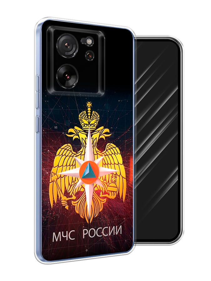 

Чехол Awog на Xiaomi 13T "МЧС России", Черный;желтый;красный, 319850-1