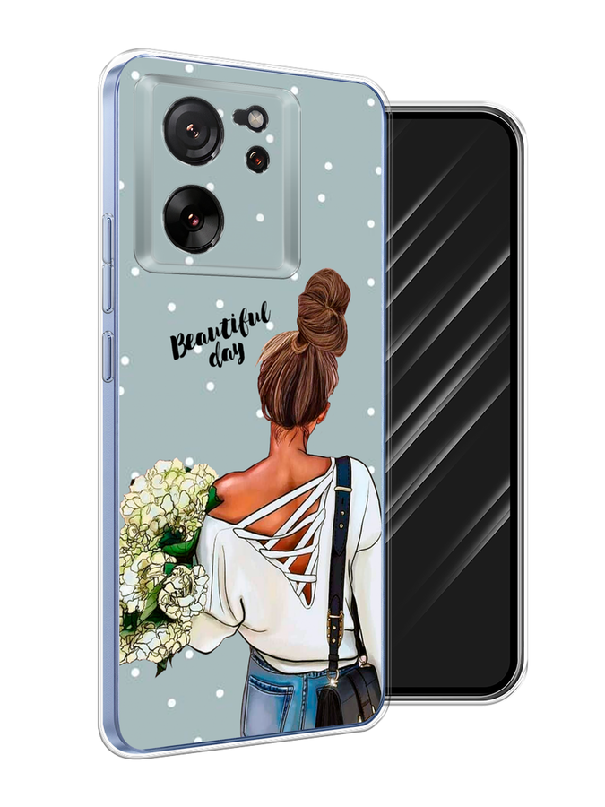 

Чехол Awog на Xiaomi 13T "Beautiful day", Голубой;коричневый;бежевый, 319850-1