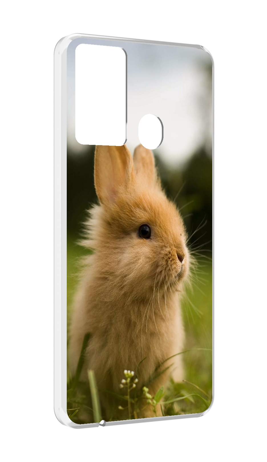 

Чехол MyPads Кролик для Itel P37/Itel Vision 2S, Прозрачный, Tocco