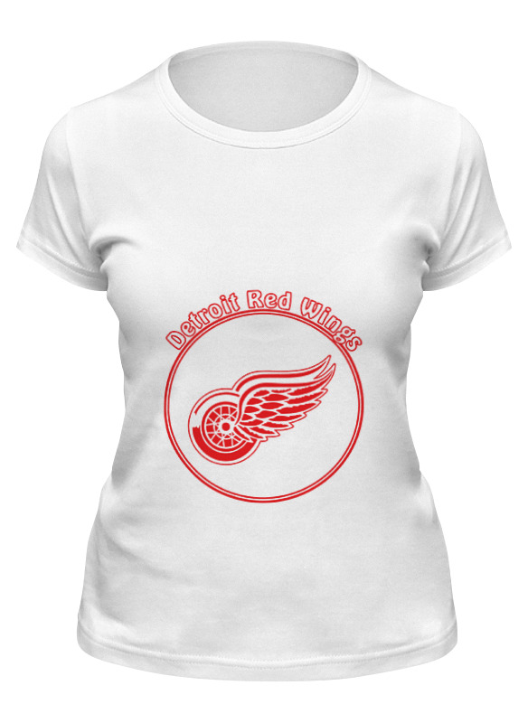 

Футболка женская Printio Detroit red wings белая S, Белый, Detroit red wings