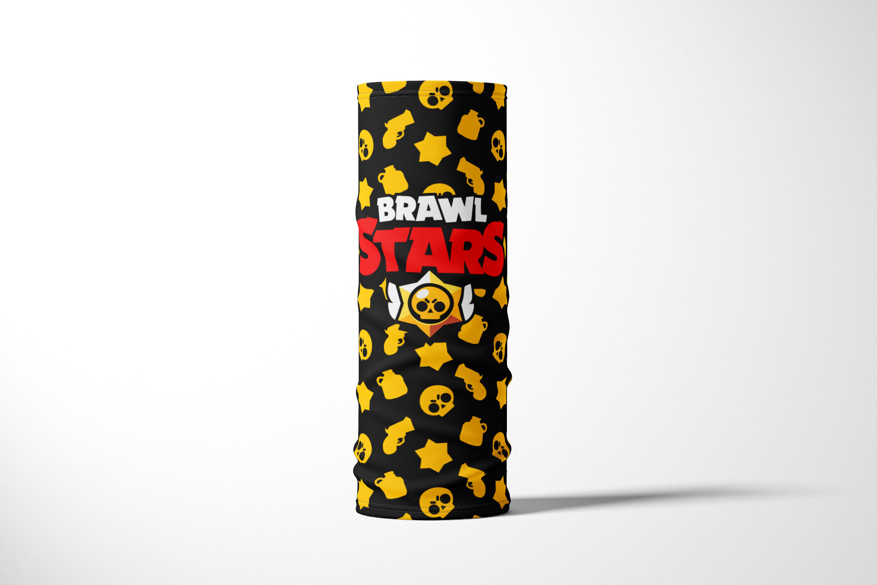 

Бандана / Бафф / Снуд-трансформер / Геймерам / Brawl Stars, Черный;желтый, BBuffVM_VM1799503