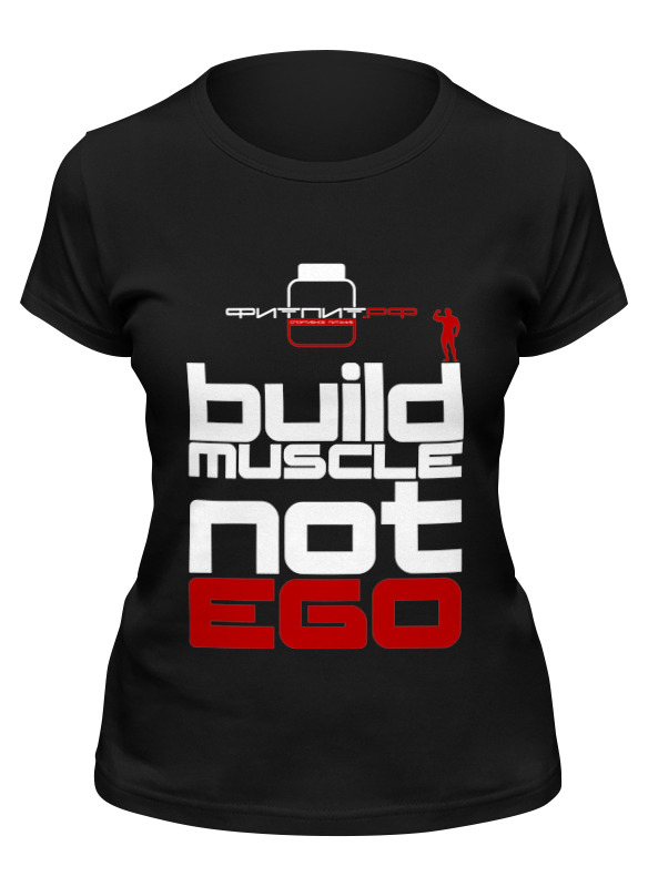 фото Футболка женская printio фитпит.рф - спортивное питание черная s