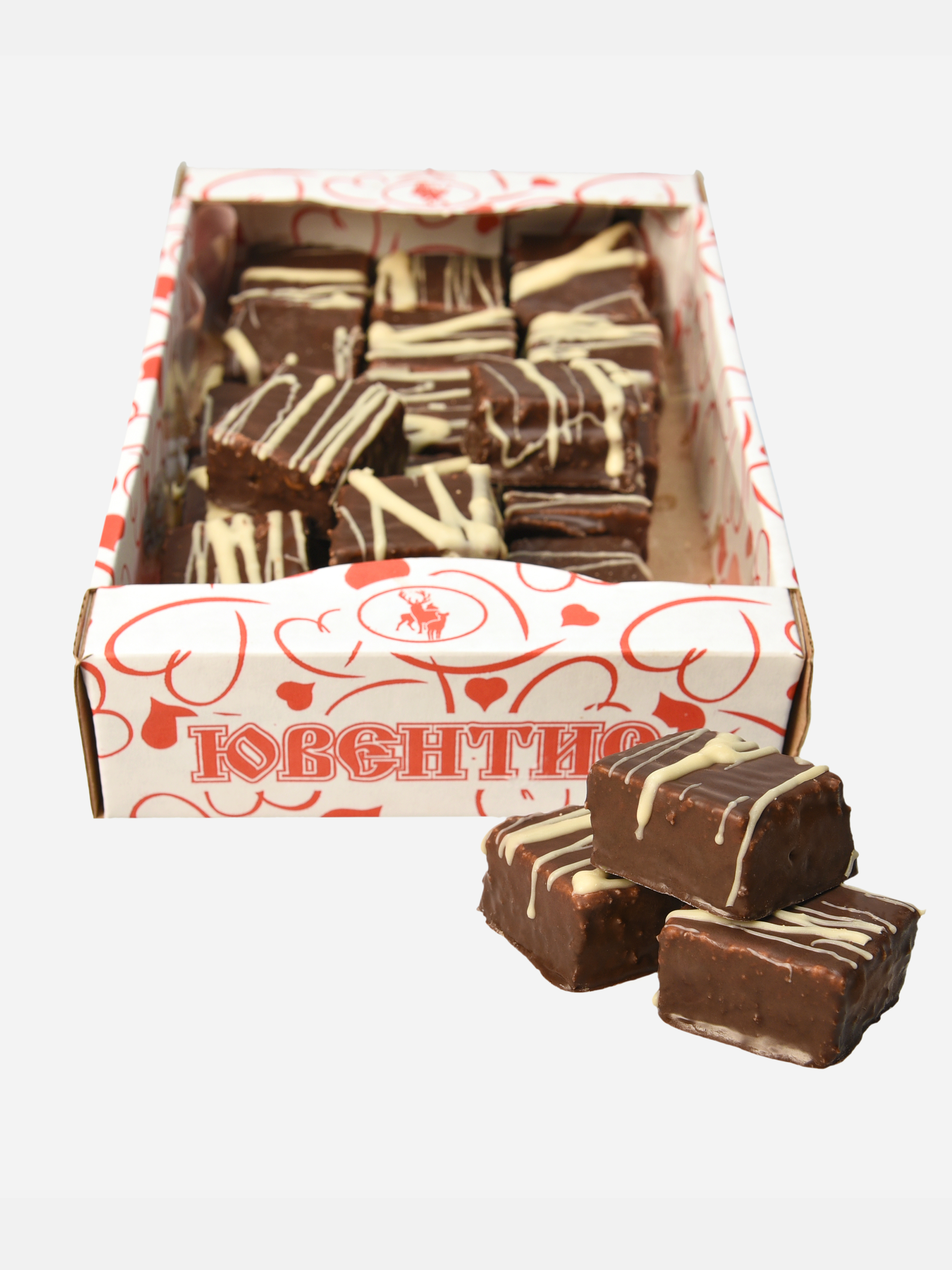 

Конфеты Ювентис Батончики суфле в шоколаде с бисквитом, 500 г, в шоколаде с бисквитом