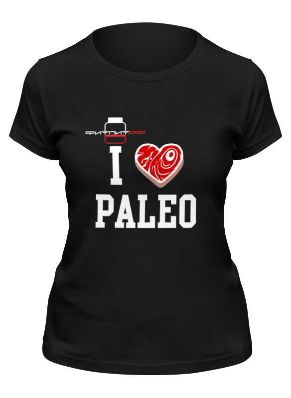 фото Футболка женская printio фитпит.рф - спортивное питание черная s