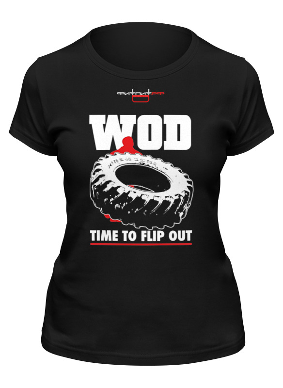 фото Футболка женская printio фитпит.рф - спортивное питание черная s