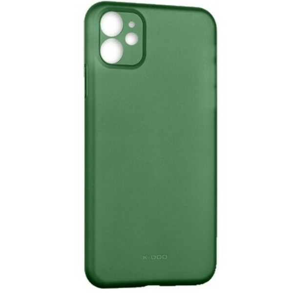 фото Чехол для iphone 12 air skin k-doo; зеленый