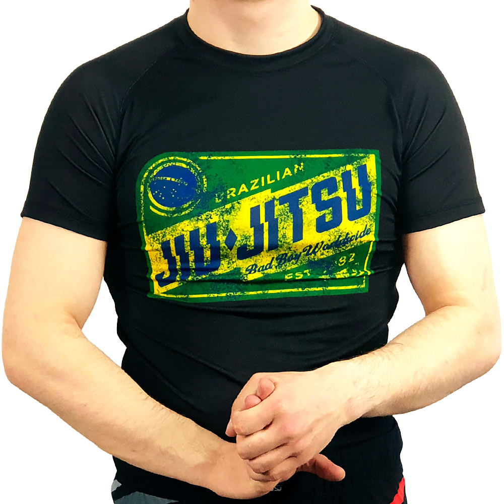 

Рашгард Bad Boy Brazilian Jiu Jitsu Short Sleeves Black XL, 7598