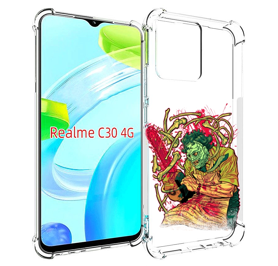 

Чехол MyPads яркий мясник для Realme C30 4G / Narzo 50i Prime, Прозрачный, Tocco
