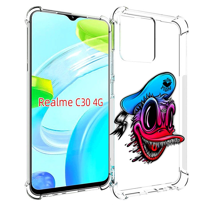 

Чехол MyPads Дональд для Realme C30 4G / Narzo 50i Prime, Прозрачный, Tocco