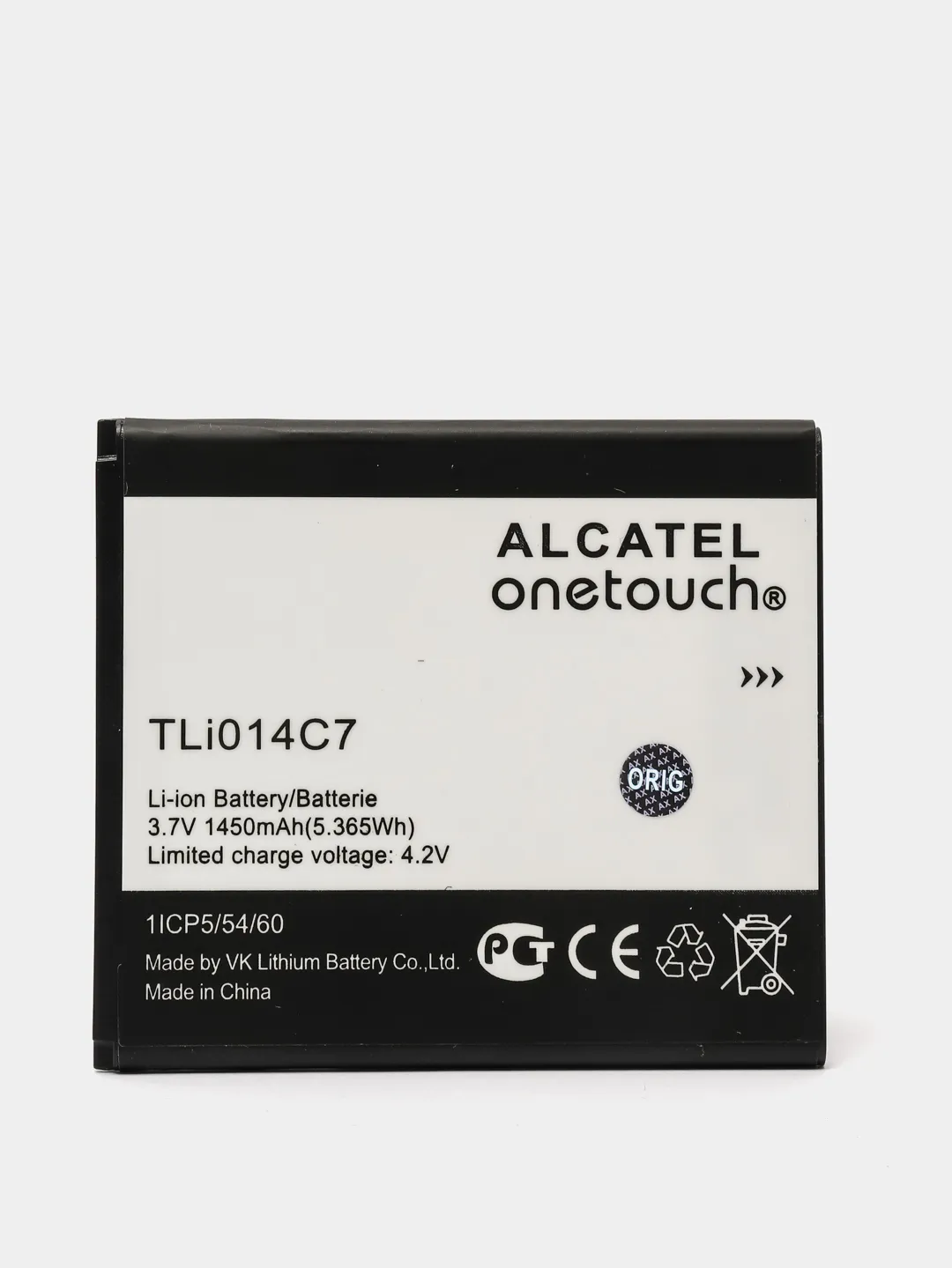 

Аккумулятор для Alcatel OneTouch-4024D (TLi014C7), 1450 mAh
