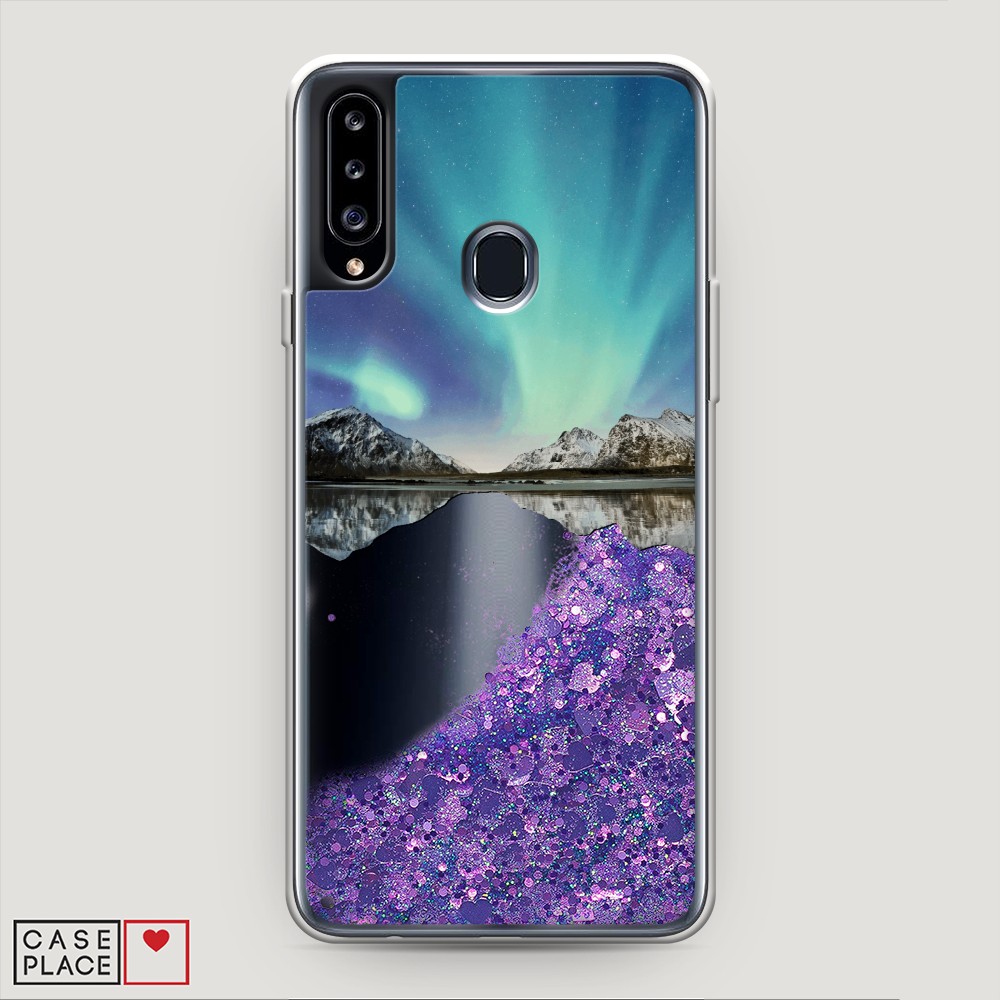 

Чехол Awog на Samsung Galaxy A20s / Самсунг A20s "Горное озеро и сияние", Разноцветный, 2100892-1