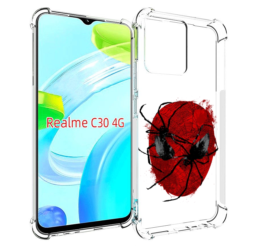 

Чехол MyPads человек паук для Realme C30 4G / Narzo 50i Prime, Прозрачный, Tocco