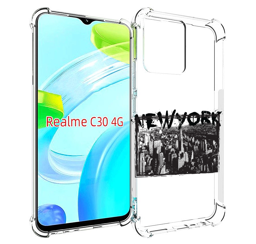 

Чехол MyPads че для Realme C30 4G / Narzo 50i Prime, Прозрачный, Tocco