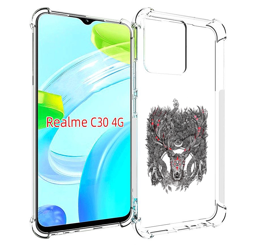 

Чехол MyPads Дизайнерские_676 для Realme C30 4G / Narzo 50i Prime, Прозрачный, Tocco