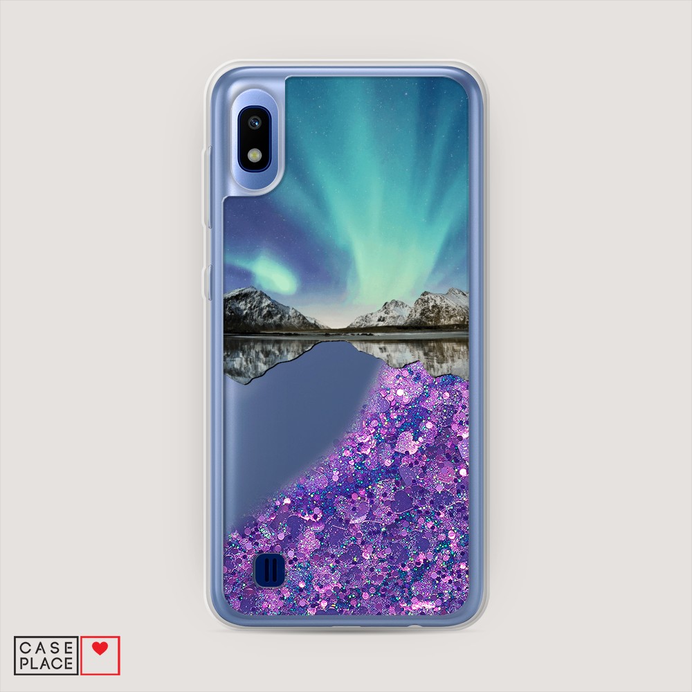 

Чехол Awog на Samsung Galaxy A10 "Горное озеро и сияние", Разноцветный, 27992-1