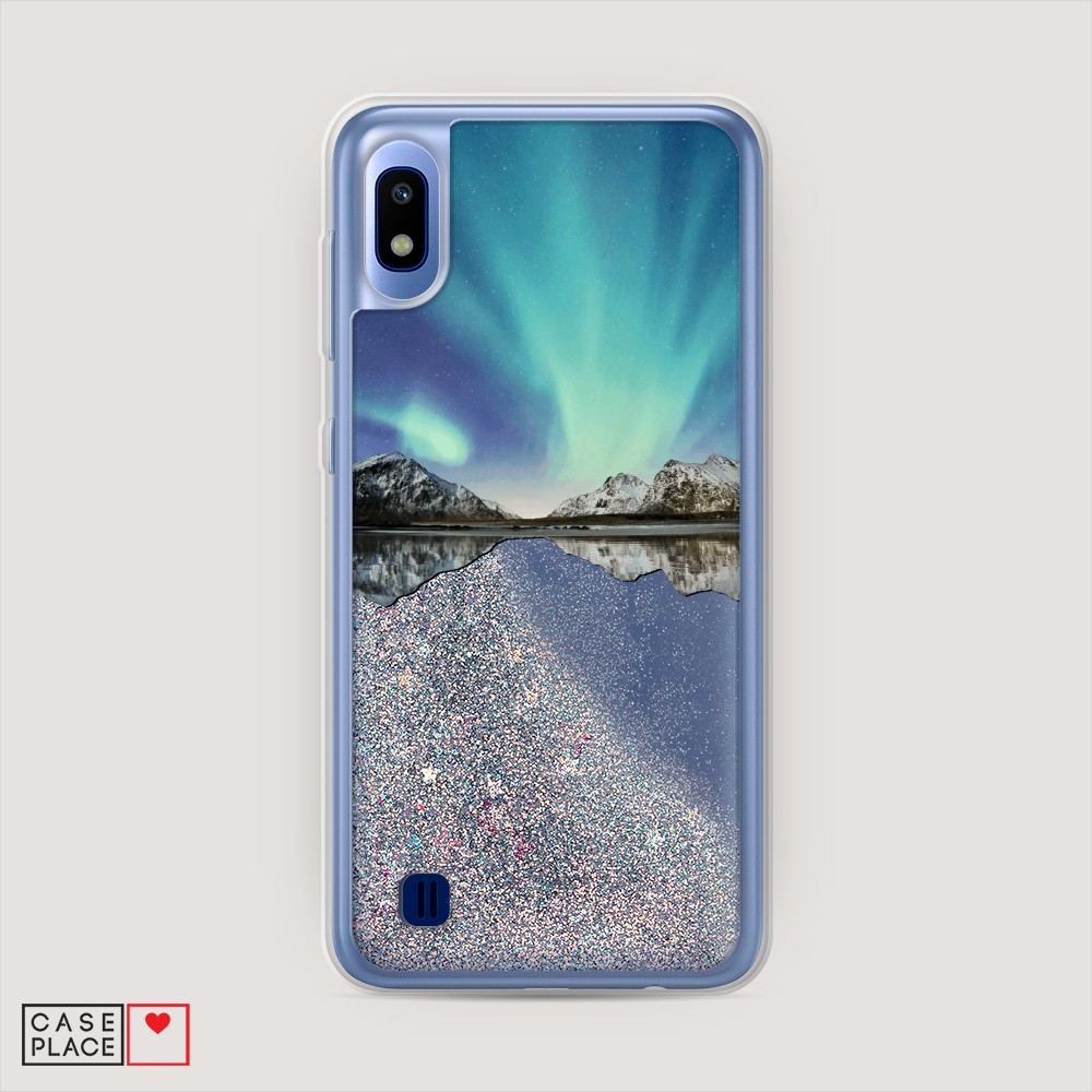 

Чехол Awog на Samsung Galaxy A10 "Горное озеро и сияние", Разноцветный, 27991-1
