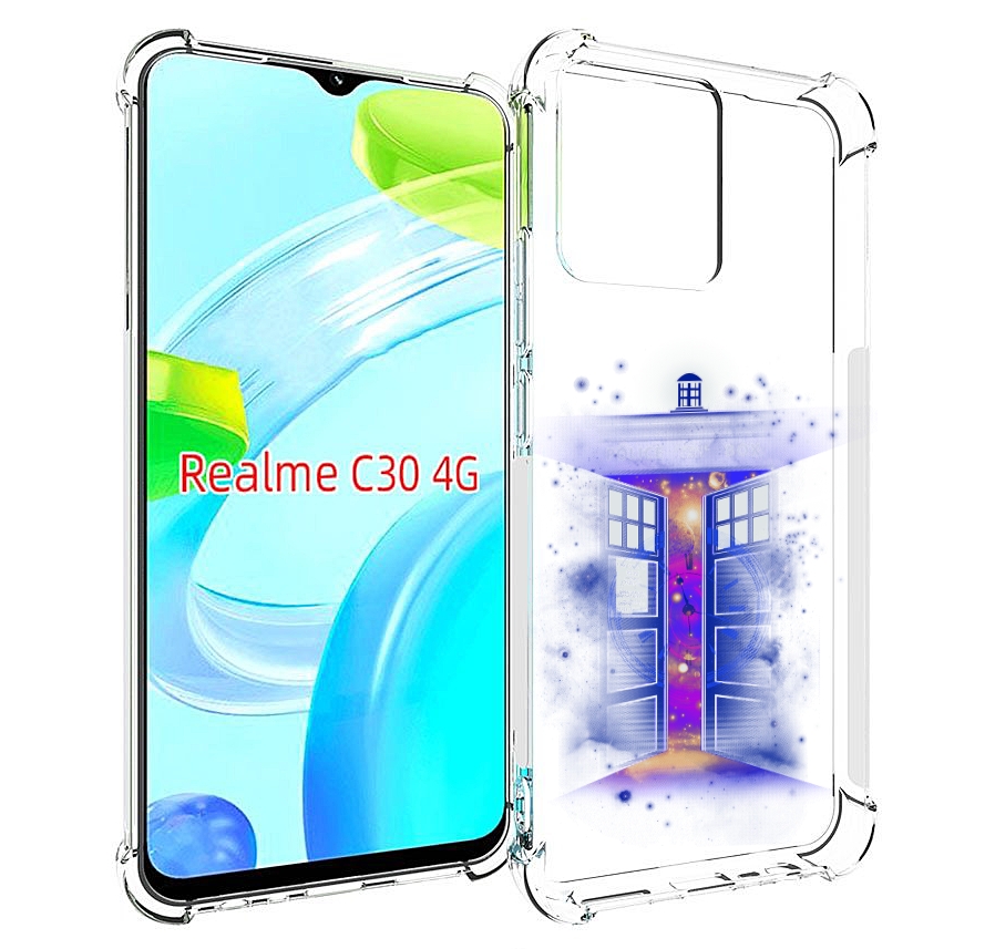 

Чехол MyPads фиолетовый уголок абстракция для Realme C30 4G / Narzo 50i Prime, Прозрачный, Tocco