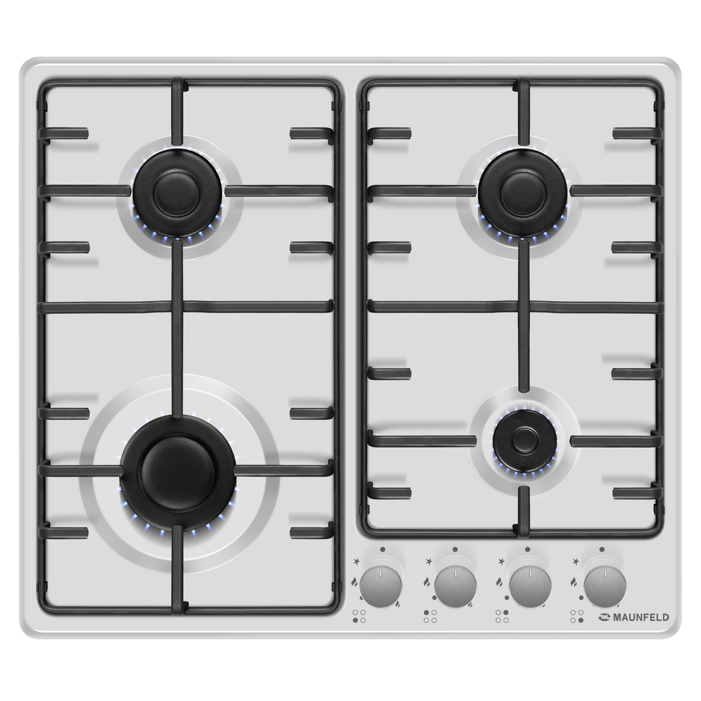 

Встраиваемая варочная панель газовая MAUNFELD EGHE.64.3STS-EW белый, EGHE.64.3STS-EW
