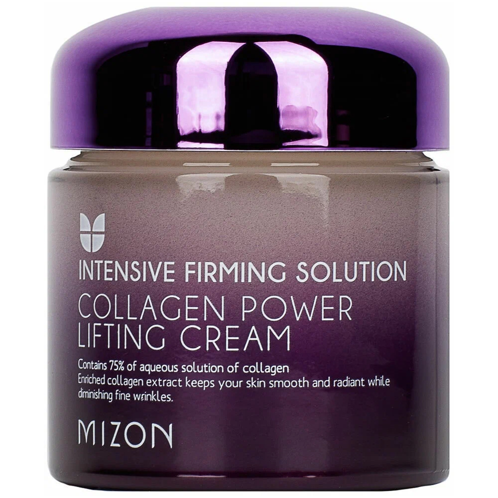Лифтинг-крем для лица Mizon Collagen Power Lifting Cream коллагеновый, 75 мл крем для лица белита морской коллаген омолаживающий 50 мл