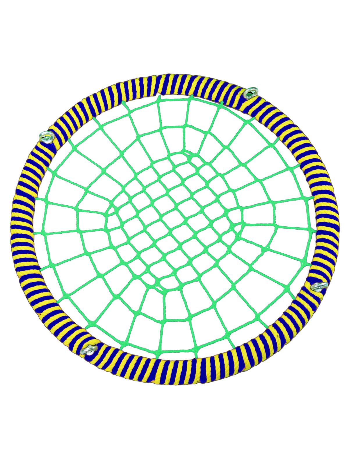 фото Подвесные качели гнездо размер80 см толщина обода 72 мм армированный канат обода 16 мм jinn