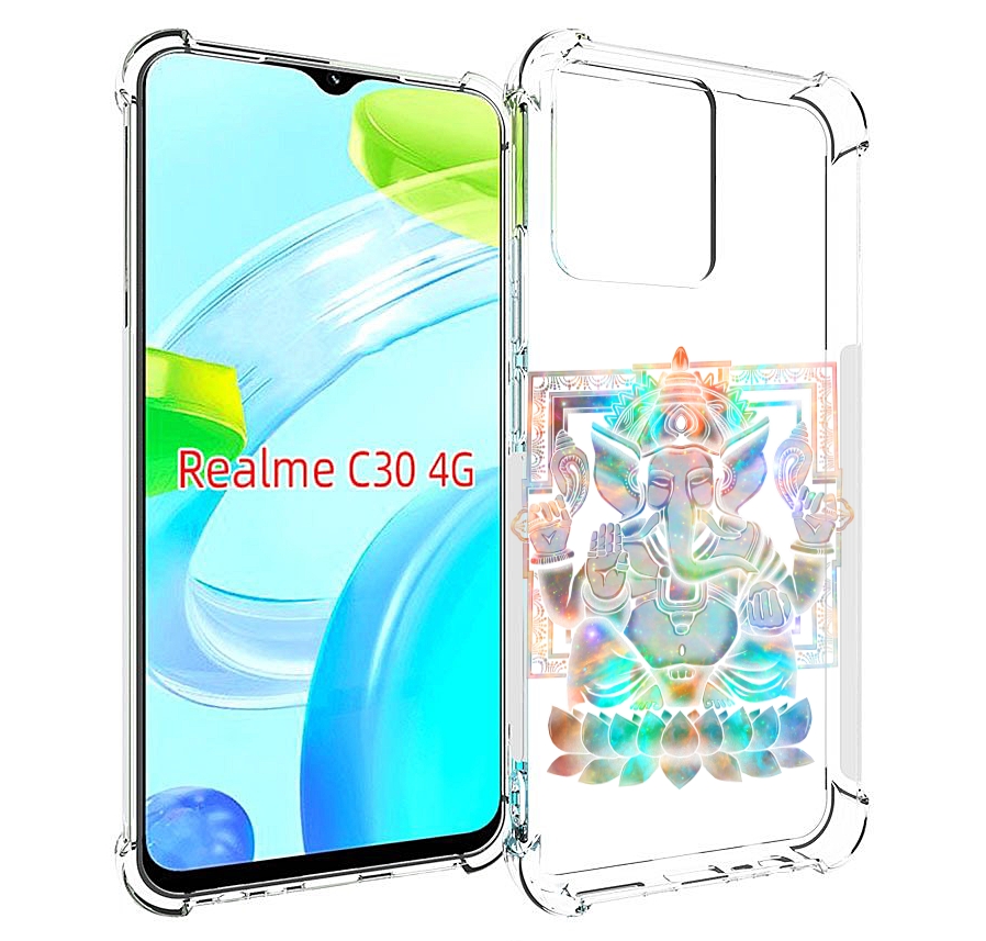 

Чехол MyPads умный слон для Realme C30 4G / Narzo 50i Prime, Прозрачный, Tocco