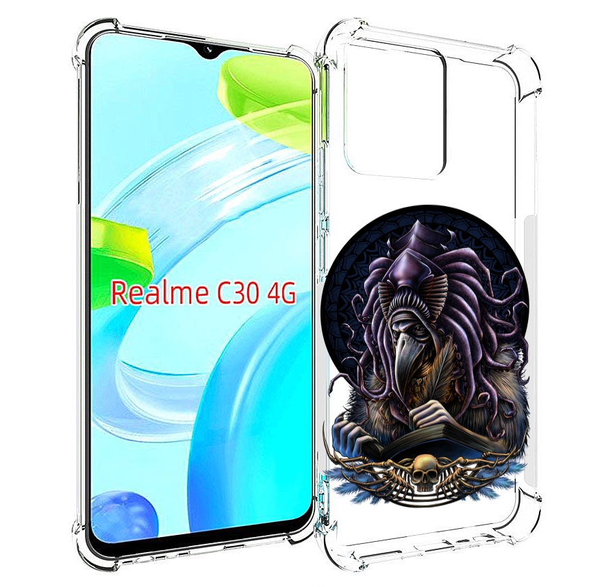 

Чехол MyPads умный ворон для Realme C30 4G / Narzo 50i Prime, Прозрачный, Tocco