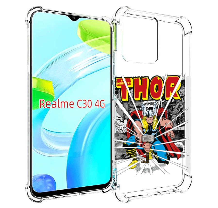 

Чехол MyPads тор рисунок для Realme C30 4G / Narzo 50i Prime, Прозрачный, Tocco