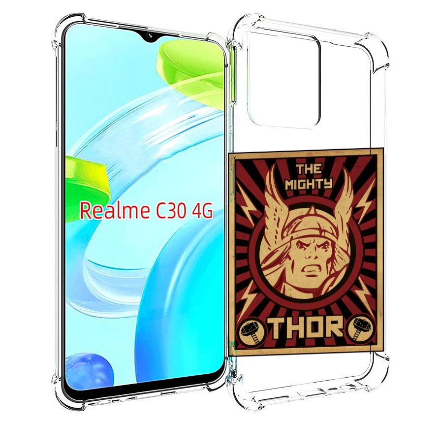 

Чехол MyPads тор лицо для Realme C30 4G / Narzo 50i Prime, Прозрачный, Tocco