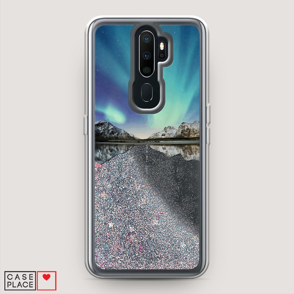 

Чехол Awog на Oppo A5 (2020) "Горное озеро и сияние", Разноцветный, 251391-1