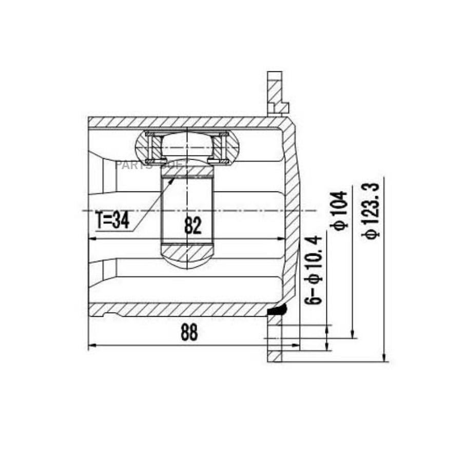 

Шрус Zikmar Z87964R