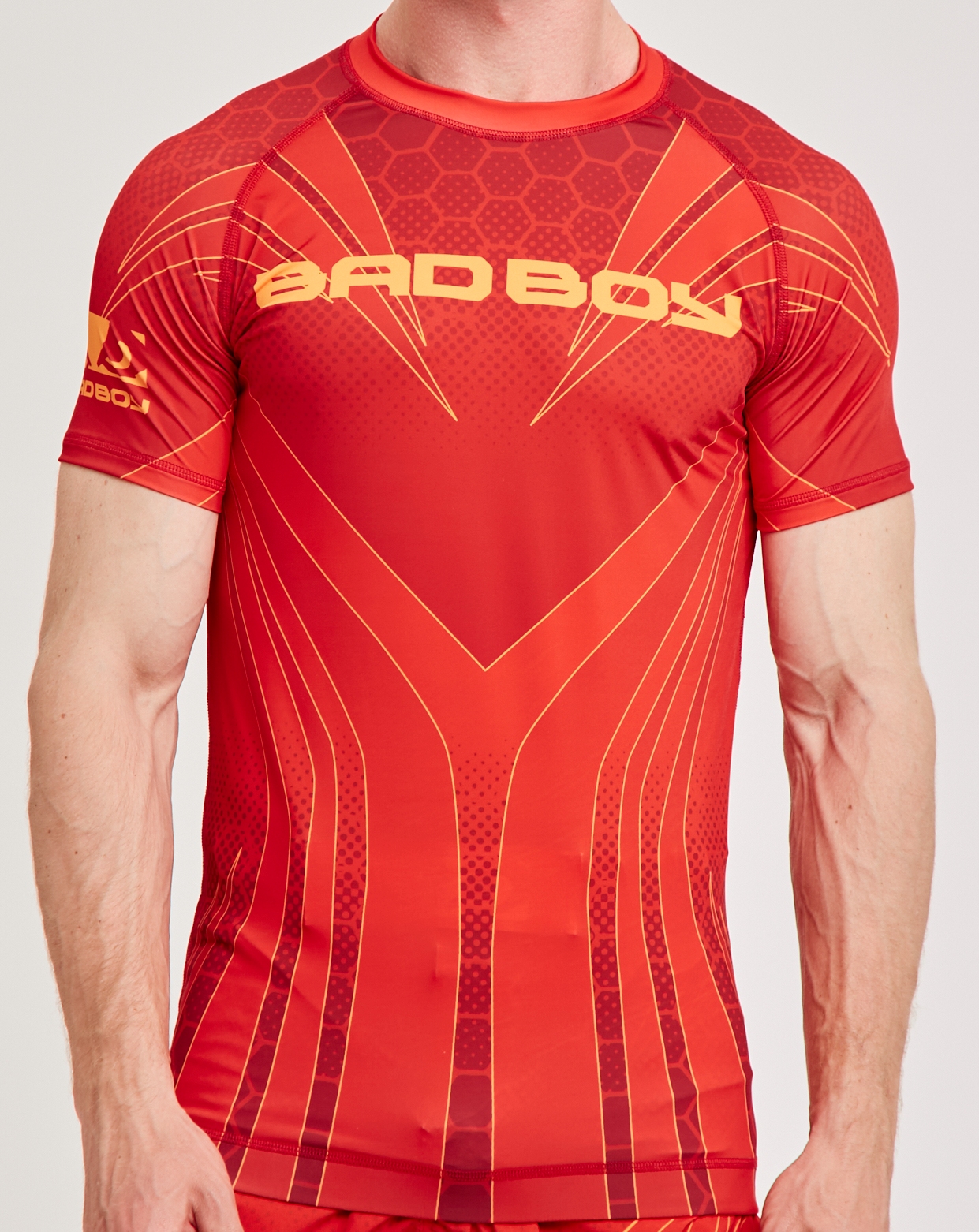 

Рашгард Bad Boy Legacy короткий рукав красный M, 3607